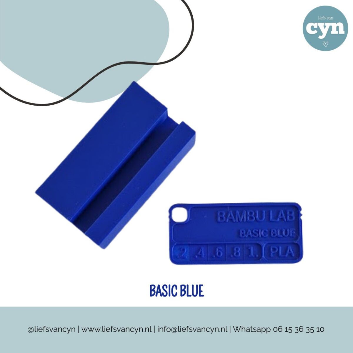 Houder Basic Blue
