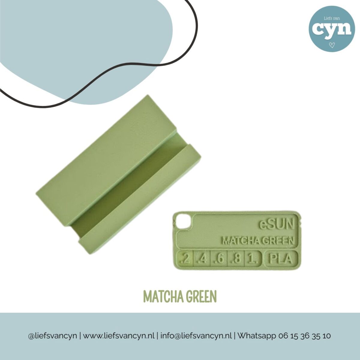 Houder Matcha Green