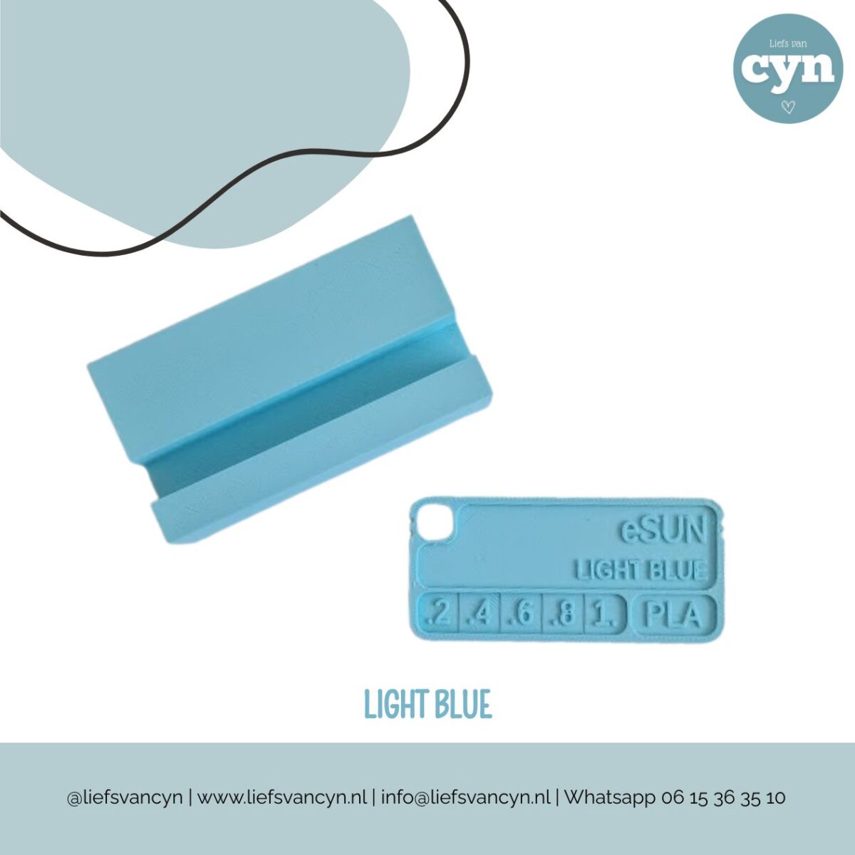 Houder Light Blue