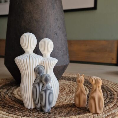 Familie beeldjes 3D