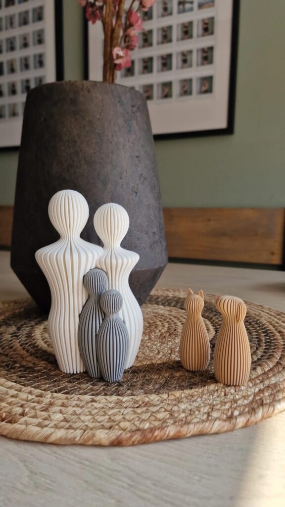 Familie beeldjes 3D
