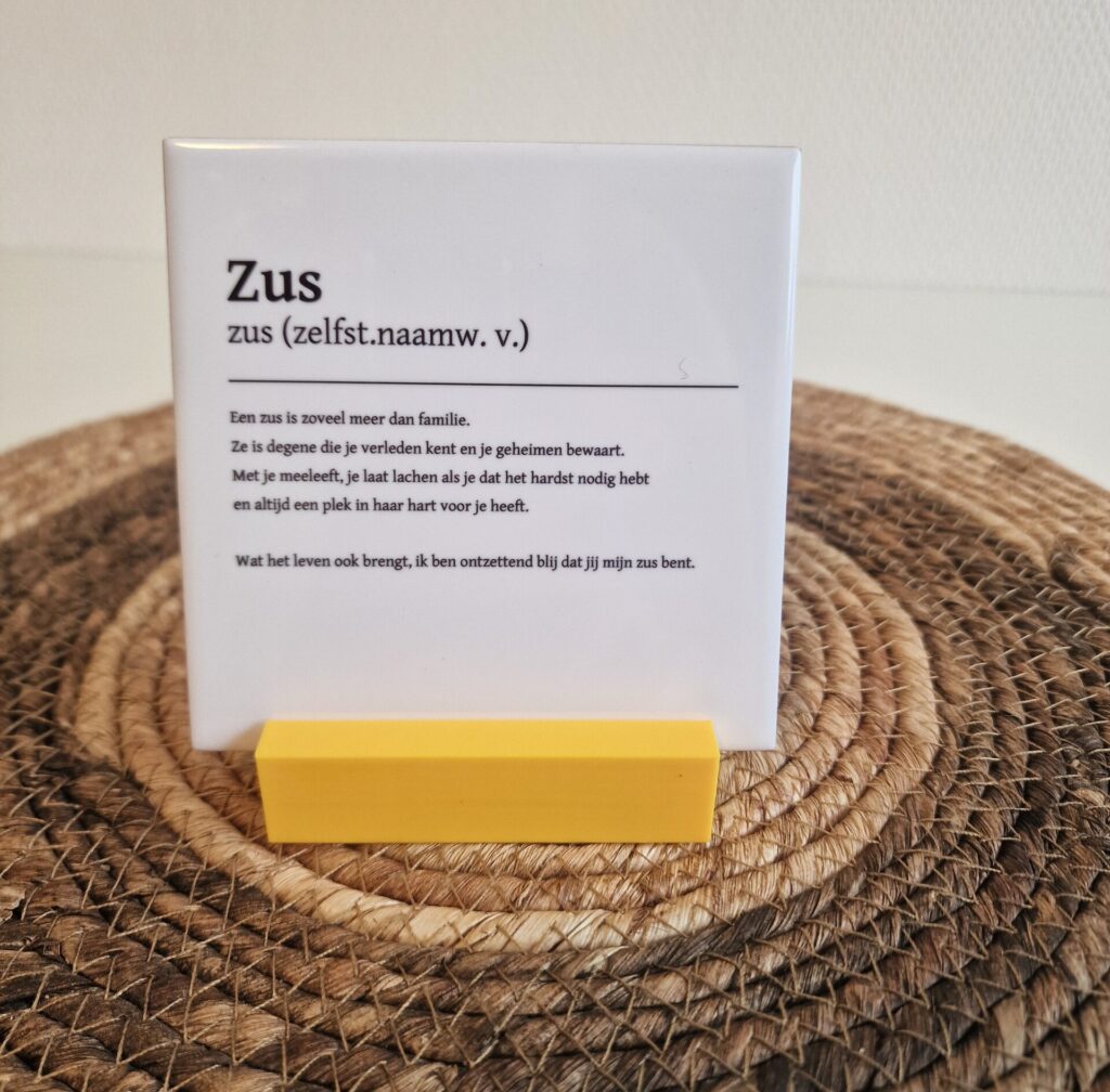Houder Zonnebloem geel