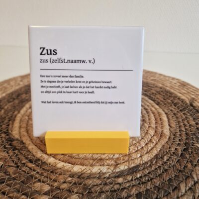 Houder Zonnebloem geel