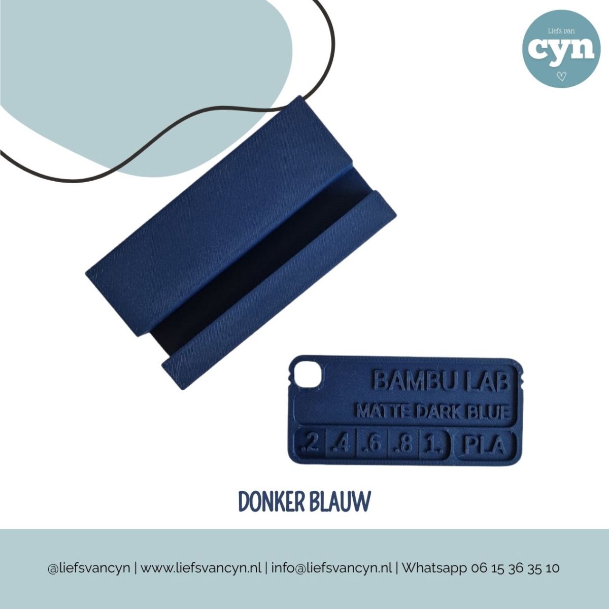 Houder Donker Blauw