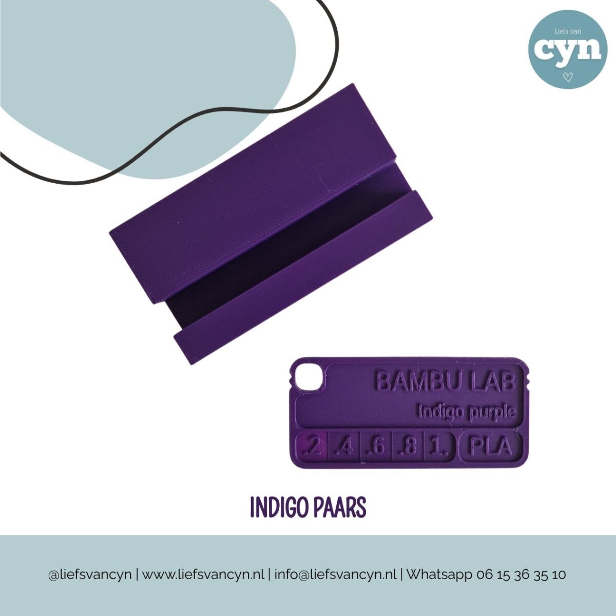 Houder Indigo Paars